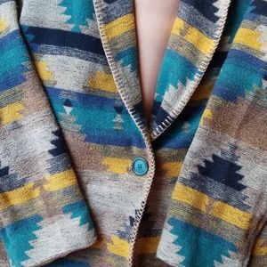 Vintage Aztec David Paul Blazer
